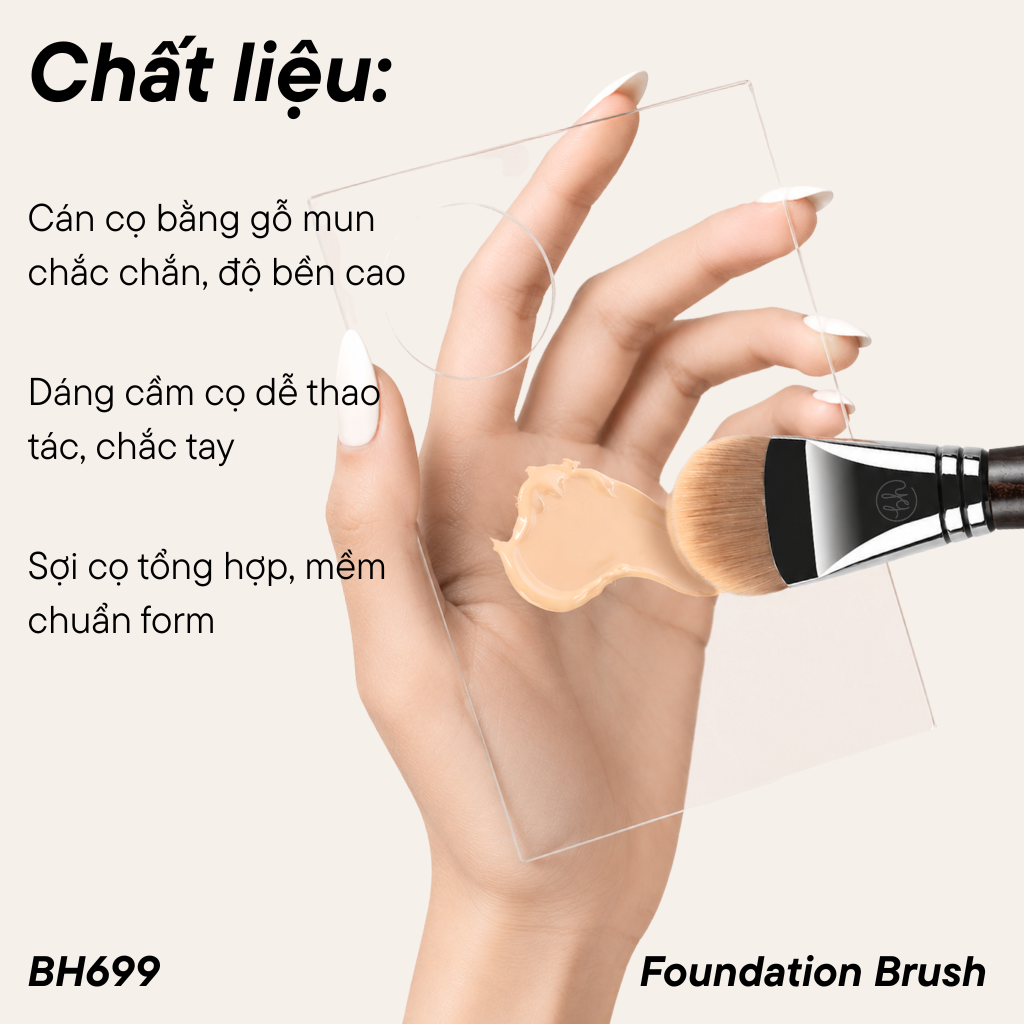  Cọ Tán Nền BH Cosmetics Foundation Brush BH699